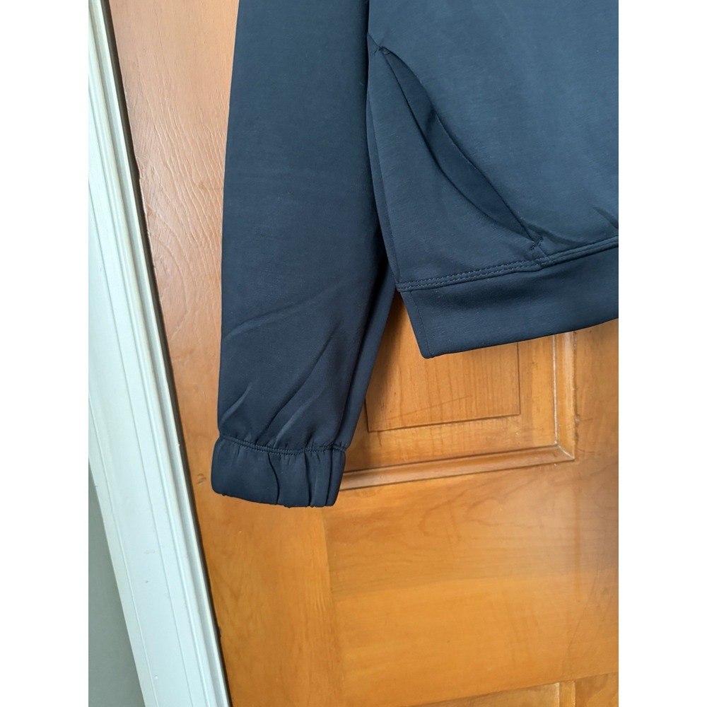 Women's All In Motion Black Airy Sleek Full Zip Jacket Size Small NWT Ultra Soft - Picture 3 of 9